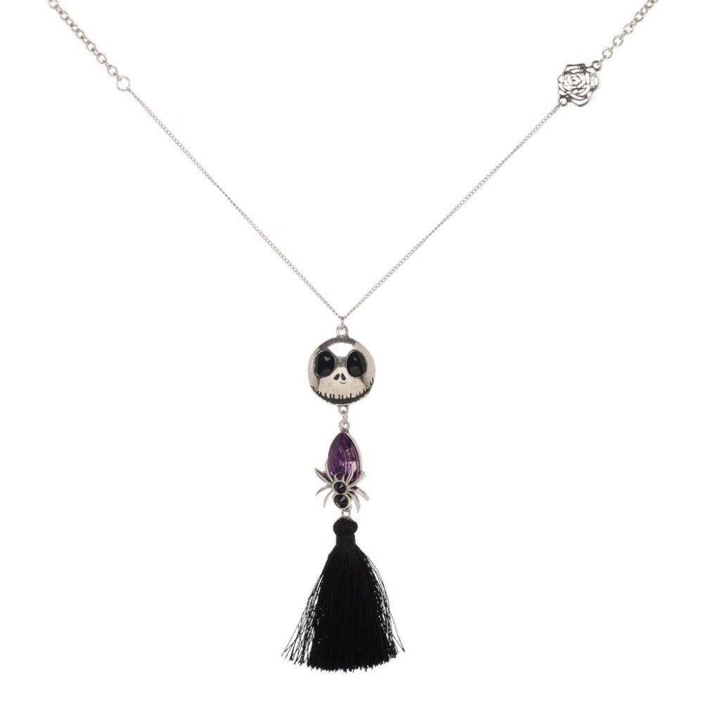 Nightmare Before Christmas Jack Skellington Fringe Pendant Necklace